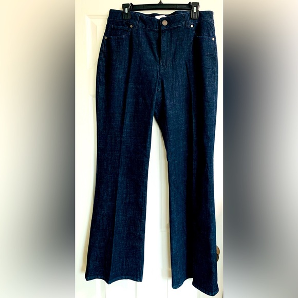 SOLD!! Cabi Trouser Jeans Dark Blue Wash - Picture 1 of 2